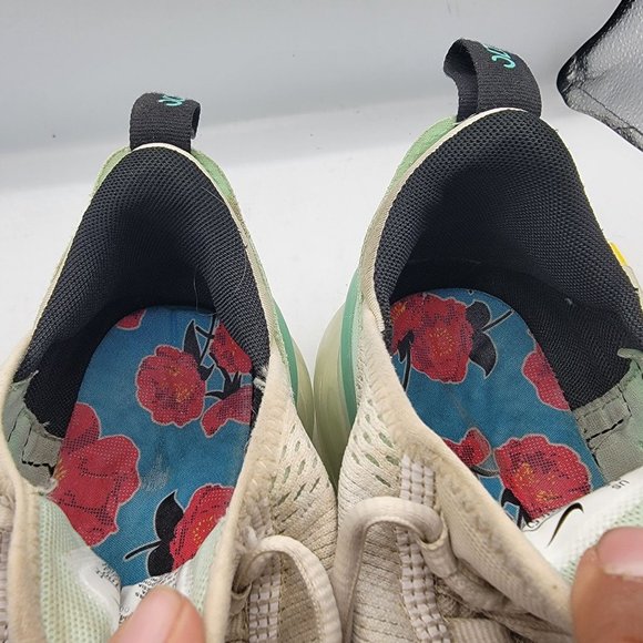 Nike Air Max 270 White Mint Foam Silver Womens Size 8.5 Athletic Shoes DQ7652100 - Picture 11 of 13